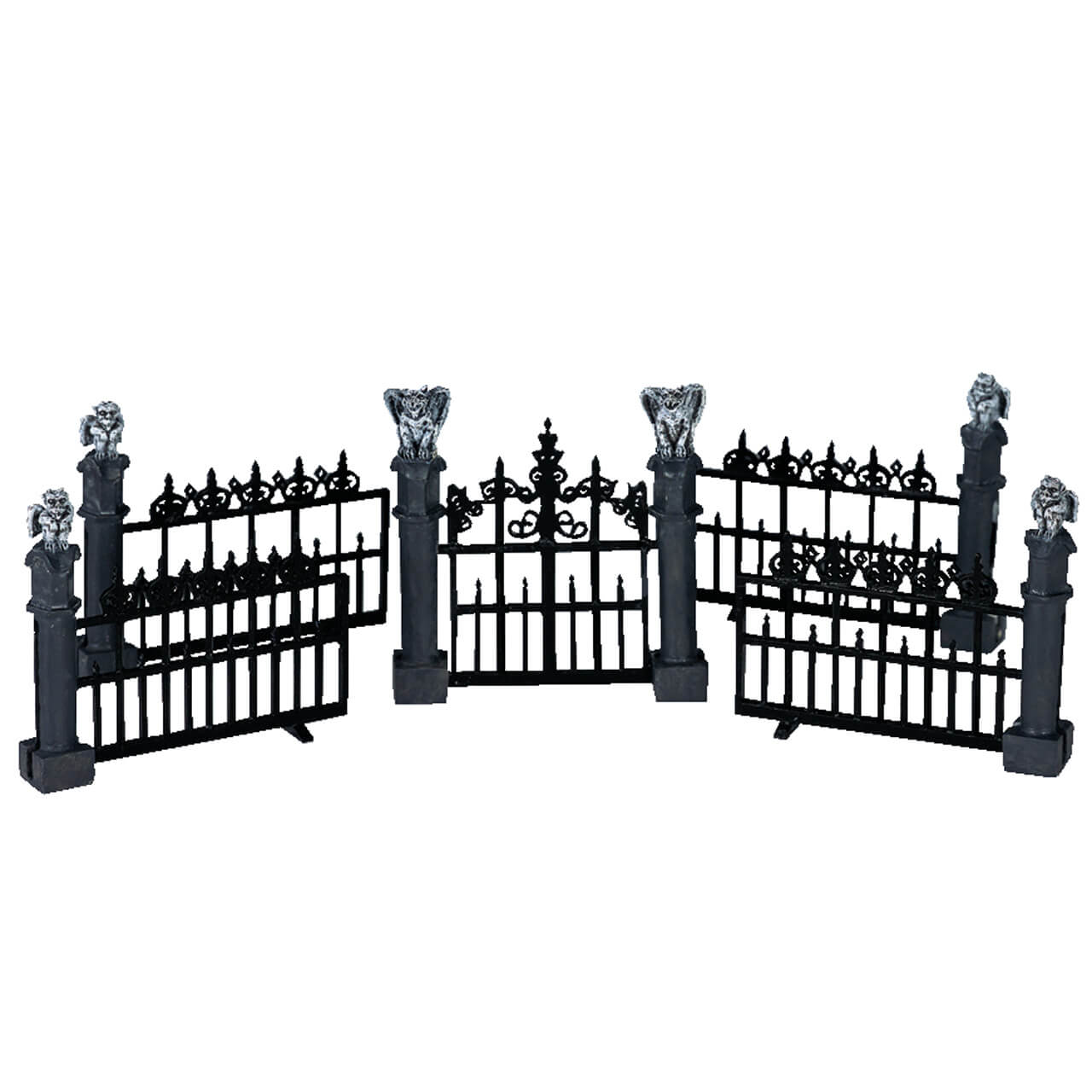 LEMAX Gargoyle Fence, set of 5 #44139